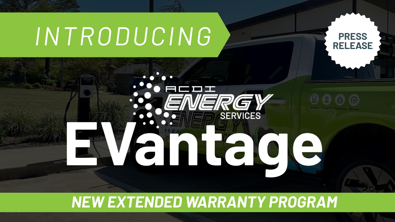 ACDI Energy Services EVantage warranty program powered by EVSTAR for EV charger protection